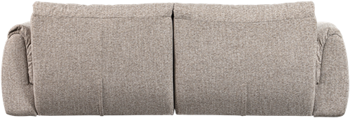 Baggy 2-Zits Bank Geweven Stof Naturel Melange-3