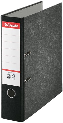Esselte ordner, ft A4, rug van 7,5 cm, karton, zwart