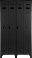 Stijn Hoog 2Drs Lockerkast Zwart [Fsc]-3