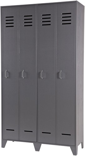 Stijn Hoog 2Drs Lockerkast Steel Grey [Fsc]