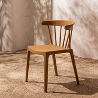 Bliss Tuinstoel Met Spijlen Wood Fiber Caramel Melange-3