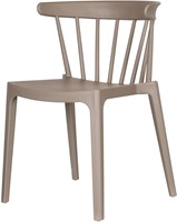 Bliss Tuinstoel Met Spijlen Kunststof Taupe