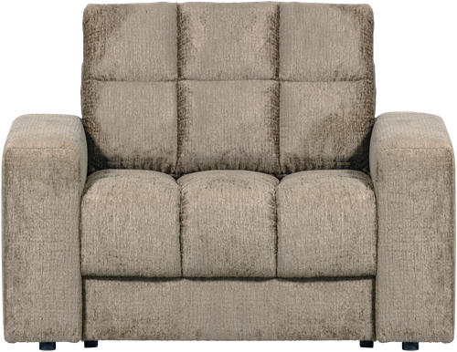 Second Date Fauteuil Structure Velvet Wheatfield