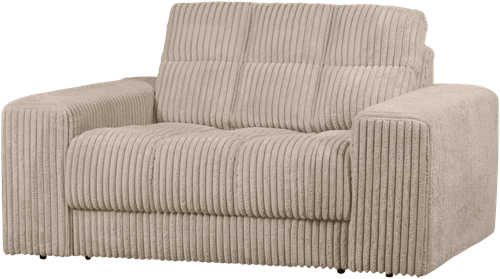 Second Date Loveseat Grove Ribstof Travertin