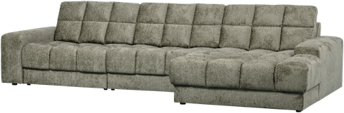 Second Date Chaise Longue Rechts Structure Velvet Frost