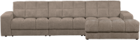 Second Date Chaise Longue Rechts Grove Ribstof Mud