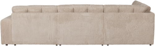 Second Date Hoekbank Links Grove Ribstof Travertin-3