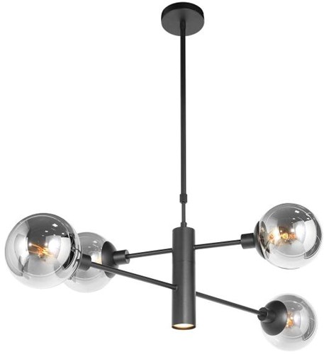 Hanglamp Constellation 3804ZW Zwart met onderlicht