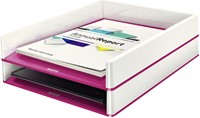 Brievenbak Leitz WOW wit/roze-1
