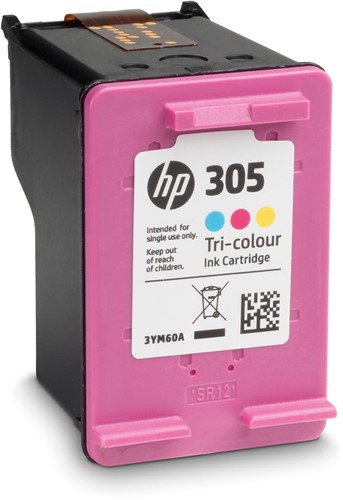 HP inktcartridge 305, 100 pagina's, OEM 3YM60AE, 3 kleuren-2