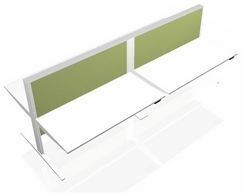 Zit sta bench bureau MAX T-Range 4 pers.
