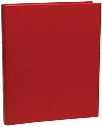 Ringmap, ft A5, 2 ringen van 25 mm, rood