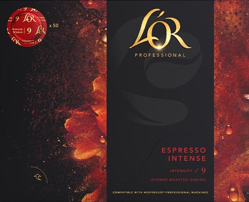 Douwe Egberts L'or professional discs Intensity 9, Espresso Intense, pak van 50 discs