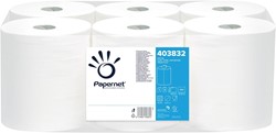 Papernet papieren handdoeken Maxi Centerfeed, 2-laags, 108 m, 450 vel, pak van 6 rollen