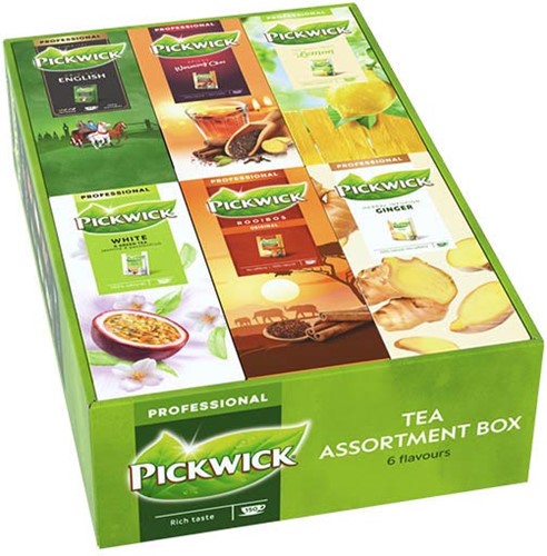 Pickwick thee, combipack 6 smaken, pak van 150 stuks-2