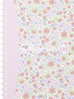 Oxford Floral softcover spiraalschrift, ft A6, 50 vel, geruit 5 mm, 4 geassorteerde designs-1