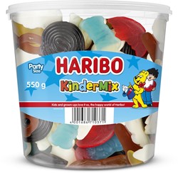 Haribo snoepgoed Kinder mix, emmer van 550 g