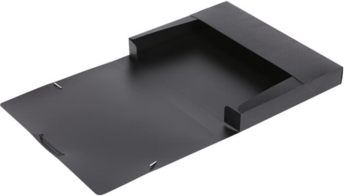 Oxford Urban elastobox uit PP, formaat 24 x 32 cm, rug van 4 cm, zwart-2