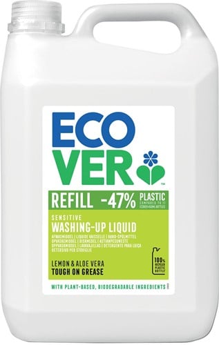 Ecover handafwasmiddel, fles van 5 l