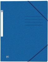Oxford Top File+ elastomap uit karton, ft A4, blauw