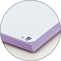 Oxford School Touch Europeanbook spiraalblok, ft A4+, 160 bladzijden, geruit 5 mm, pastel paars-2