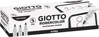 Giotto Robercolor whiteboardmarker fijn, ronde punt, zwart-2