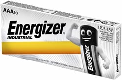 Batterij Industrial AAA alkaline doos à 10 stuks