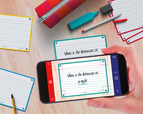 Oxford Flash 2.0 flashcard starterkit, gelijnd, A7, assorti, pak van 80 vel-3