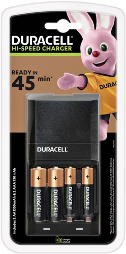 Batterij oplader Duracell CEF27 inclusief + 2xAA +2xAAA