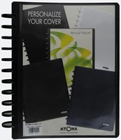 Atoma showalbum, voor ft A4, uit PP, met 100 tassen, personaliseerbaar