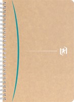 Oxford Touareg spiraalschrift, 180 bladzijden, ft A5, geruit 5 mm, geassorteerde kleuren-2