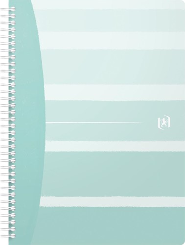 Oxford Iconics spiraalschrift, ft B5, 120 bladzijden, geruit 5 mm, geassorteerde kleuren-3