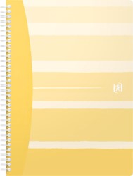 Oxford Iconics spiraalschrift, ft B5, 120 bladzijden, geruit 5 mm, geassorteerde kleuren