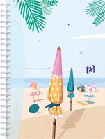 Oxford Horizons spiraalschrift, ft A5, 120 bladzijden, geruit 5 mm, geassorteerde kleuren-1