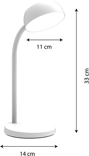 Unilux bureaulamp Tamy, LED, wit-2
