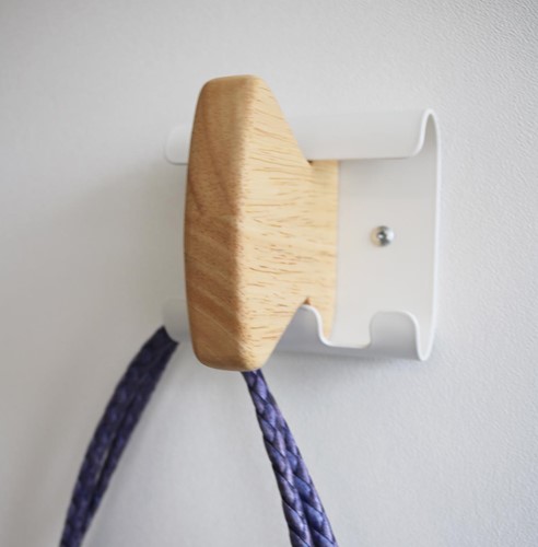 Unilux muurkapstok Aurora, wit, 1 haak-2