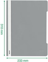 Snelhechter Leitz Standaard A4 gerecycled PP blauw-3