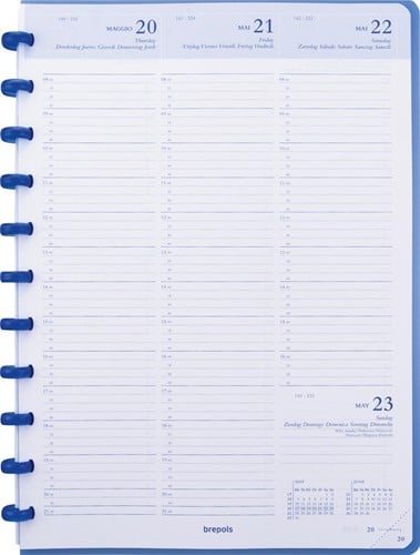 Atoma agenda, ft A4, wit papier, 128 pagina's, 1 week op 2 pagina's, 2026