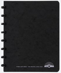 Atoma meetingbook, ft A5, zwart, geruit 5mm