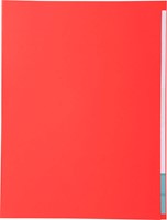 Exacompta dossiermap Forever met zichtrand, ft A4, pak van 100, rood