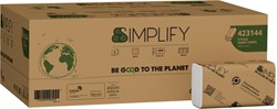 Papernet papieren handdoeken Simplify, Z-vouw, 2-laags, 200 vellen, pak van 20 stuks