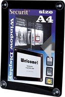 Securit vitrine posterframe A4, zwart