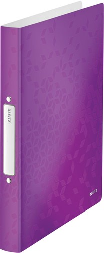Leitz WOW ringmap, uit PP, ft A4, paars