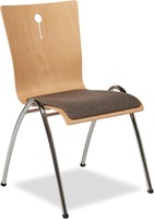 Stoel Borneo zitting gestoffeerd