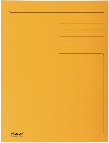 Exacompta dossiermap Foldyne ft 24 x 32 cm (voor ft A4), oranje, doos van 50 stuks