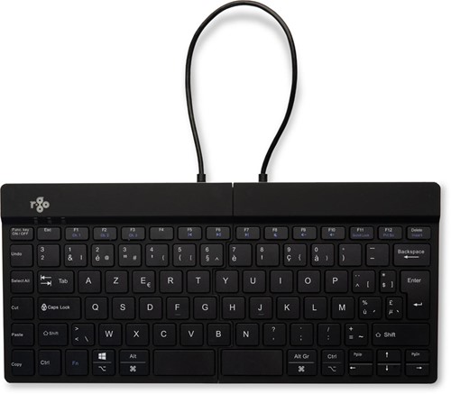 R-Go Split Break ergonomisch Bluetooth toetsenbord, azerty, zwart-2