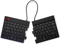 R-Go Split Break ergonomisch Bluetooth toetsenbord, azerty, zwart-1