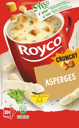 Royco Minute Soup asperges, pak van 20 zakjes-2