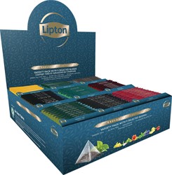 Lipton thee assortiment Exclusive Selection, 9 smaken, display van 108 zakjes