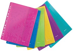 Leitz WOW geperforeerde showtas A4, uit PP, geassorteerde kleuren